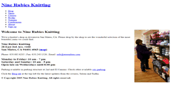 Desktop Screenshot of ninerubies.com